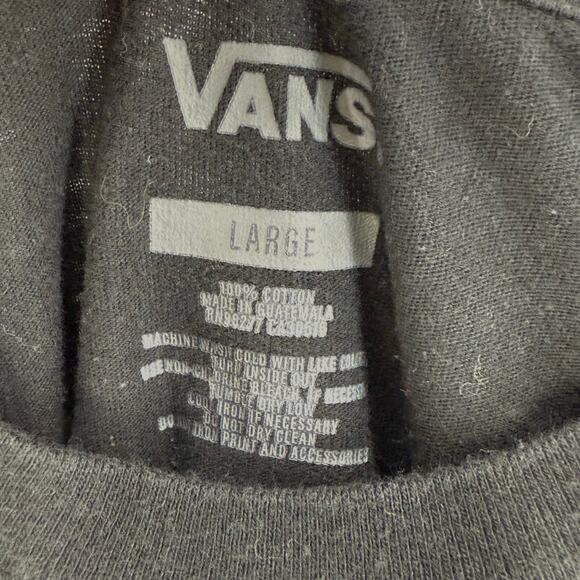 Vans Off The Wall T-Shirt Womens Large Black Skull Graphic Skater Tee Streetwear - Picture 4 of 5